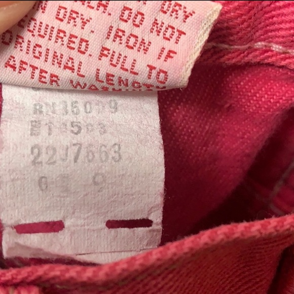 Vintage Calvin Klein Hot Barbie Pink Mom Straight Taper Leg Jeans - Picture 5 of 7